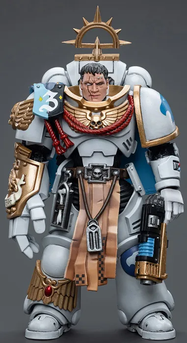 Space Marines White Consuls Captain Messinius 1/18 Scale | Warhammer 40K | Joy Toy 