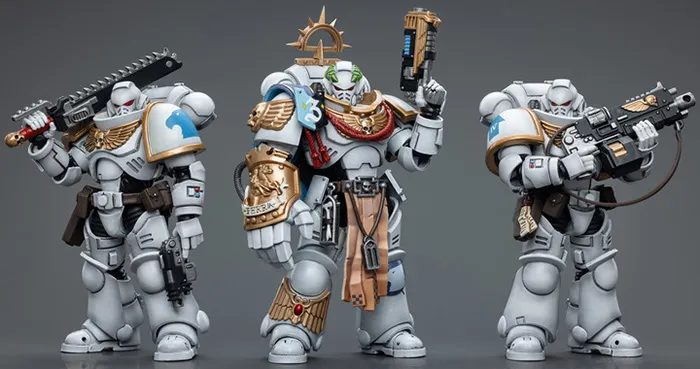 Space Marines White Consuls Captain Messinius 1/18 Scale | Warhammer 40K | Joy Toy 