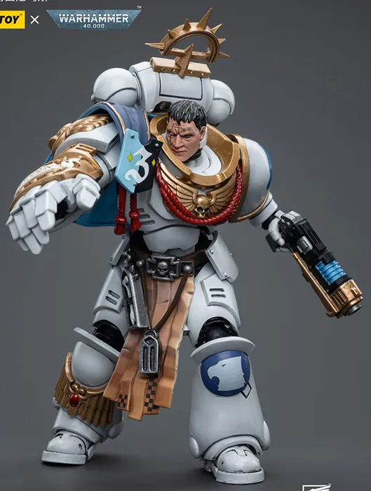 Space Marines White Consuls Captain Messinius 1/18 Scale | Warhammer 40K | Joy Toy 