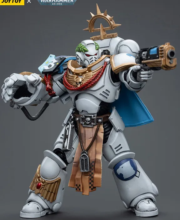 Space Marines White Consuls Captain Messinius 1/18 Scale | Warhammer 40K | Joy Toy 