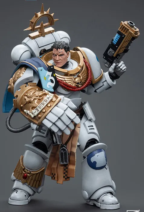 Space Marines White Consuls Captain Messinius 1/18 Scale | Warhammer 40K | Joy Toy 