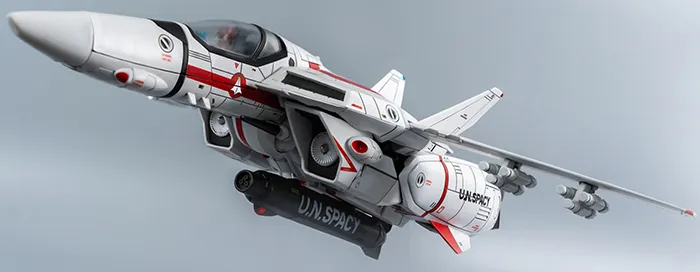 VF-1J Veritech Rick Hunter ROBO-DOU | Robotech | threezero