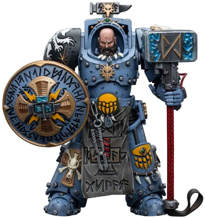 Space Wolves Arjac Rockfist 1/18 Scale | Warhammer 40K | Joy Toy 