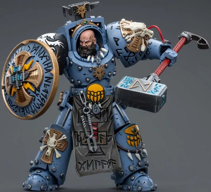 Space Wolves Arjac Rockfist 1/18 Scale | Warhammer 40K | Joy Toy 