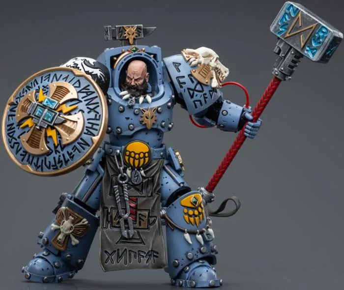 Space Wolves Arjac Rockfist 1/18 Scale | Warhammer 40K | Joy Toy 