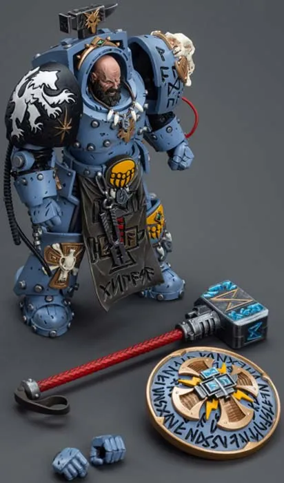 Space Wolves Arjac Rockfist 1/18 Scale | Warhammer 40K | Joy Toy 