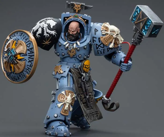 Space Wolves Arjac Rockfist 1/18 Scale | Warhammer 40K | Joy Toy 