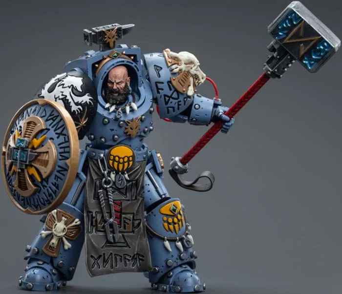 Space Wolves Arjac Rockfist 1/18 Scale | Warhammer 40K | Joy Toy 