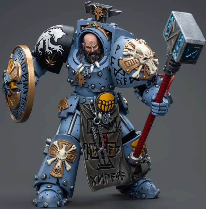 Space Wolves Arjac Rockfist 1/18 Scale | Warhammer 40K | Joy Toy 
