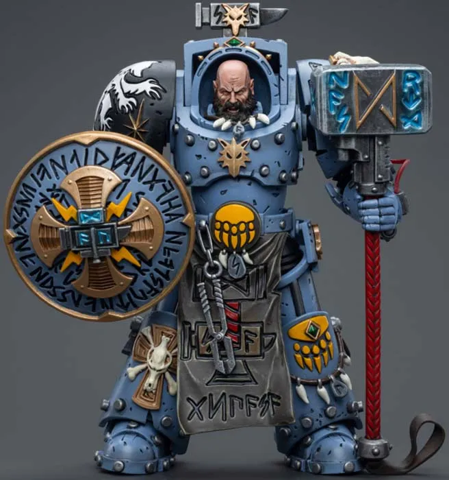 Space Wolves Arjac Rockfist 1/18 Scale | Warhammer 40K | Joy Toy 