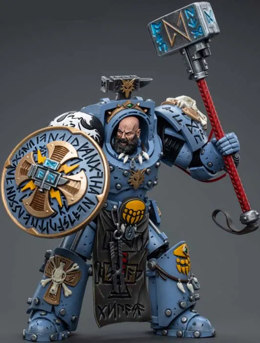 Space Wolves Arjac Rockfist 1/18 Scale | Warhammer 40K | Joy Toy 