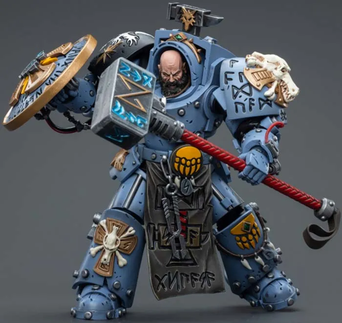 Space Wolves Arjac Rockfist 1/18 Scale | Warhammer 40K | Joy Toy 