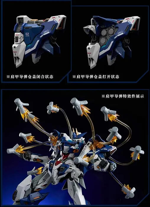 No. 2 Mecha Wolf Warrior Mega Mode 1/72 Scale | Crystal Envoy | AniMester x Nuclear Gold Reconstruction