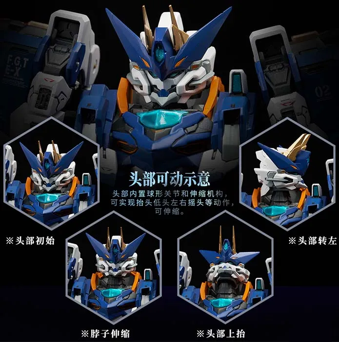 No. 2 Mecha Wolf Warrior Mega Mode 1/72 Scale | Crystal Envoy | AniMester x Nuclear Gold Reconstruction