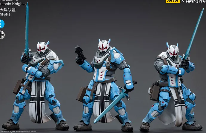 PanOceania Teutonic Knights 1/18 Scale | Infinity Corvus Belli | Joy Toy