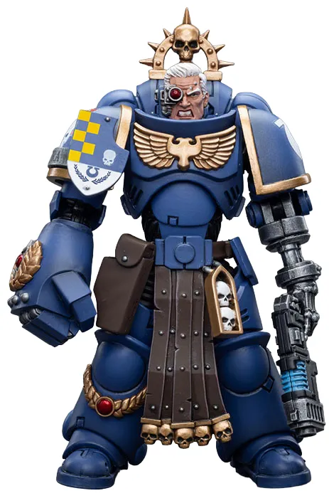 Ultramarines Lieutenant with Power Fist 1/18 Scale | Warhammer 40K | Joy Toy