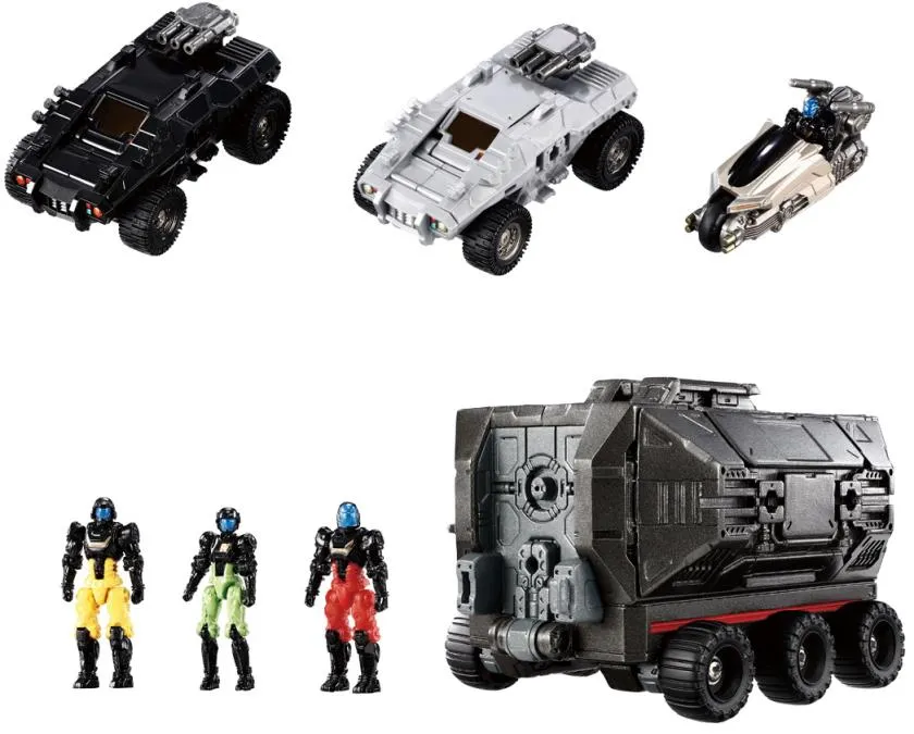 D-01 D Vehicles Set 1 | Diaclone Reboot