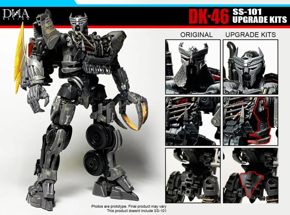 DK-46 Upgrade Kit for Transformers Studio Series SS-101 Scourge | Dna Design | Upgrade Kit