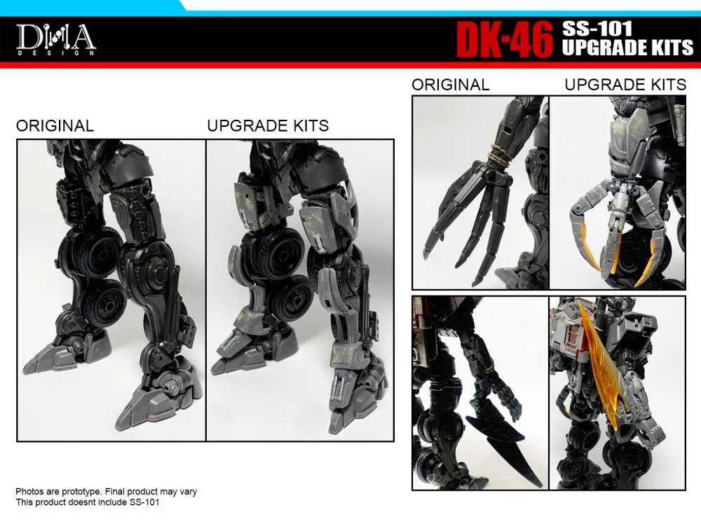 DK-46 Upgrade Kit for Transformers Studio Series SS-101 Scourge | Dna Design | Upgrade Kit