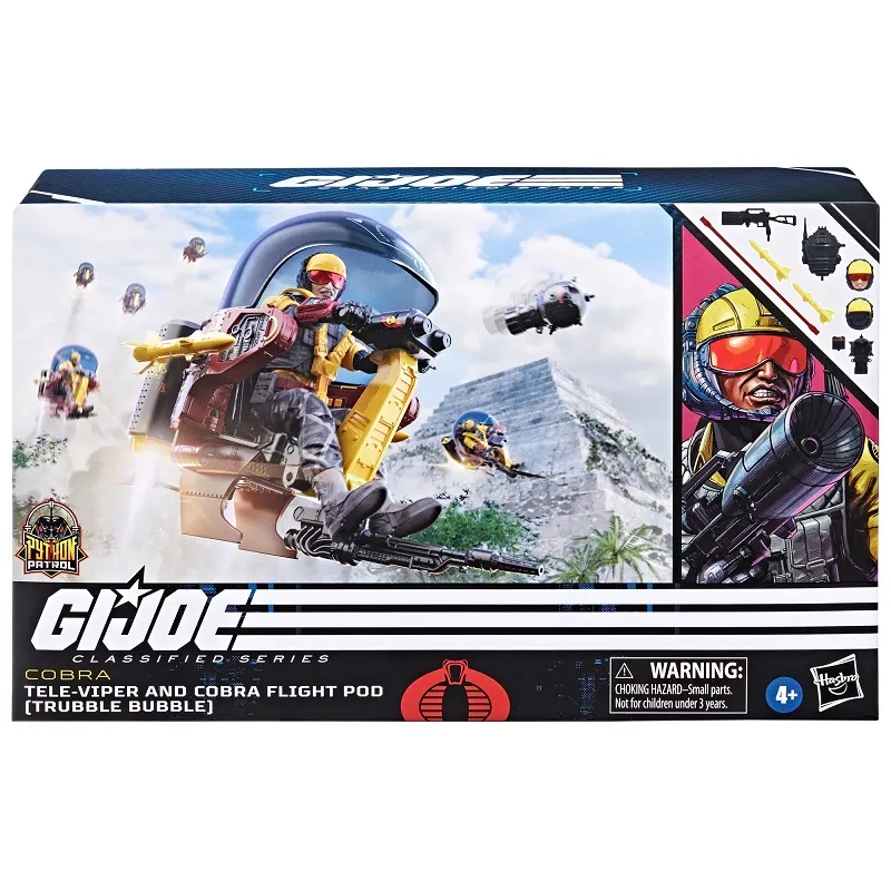 Python Patrol Tele-Viper and Cobra Flight Pod Trubble Bubble 6-Inch Scale | G.I. Joe Classified Series