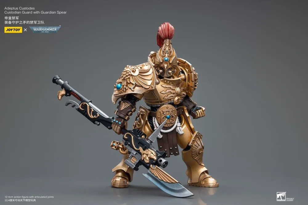 Adeptus Custodes Custodian Guard with Guardian Spear 1/18 Scale | Warhammer 40K | Joy Toy 