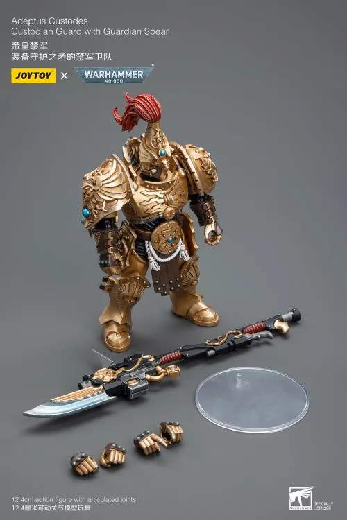 Adeptus Custodes Custodian Guard with Guardian Spear 1/18 Scale | Warhammer 40K | Joy Toy 