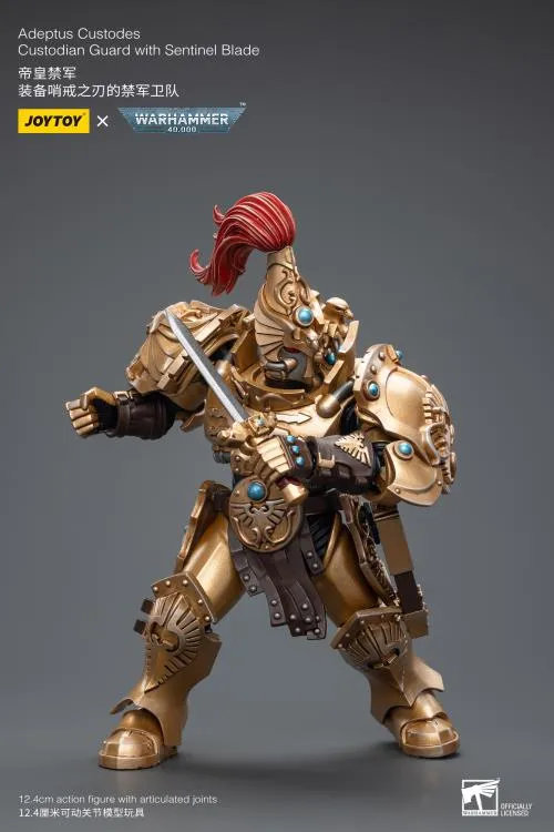 Adeptus Custodes Custodian Guard with Sentinel Blade 1/18 Scale | Warhammer 40K | Joy Toy 