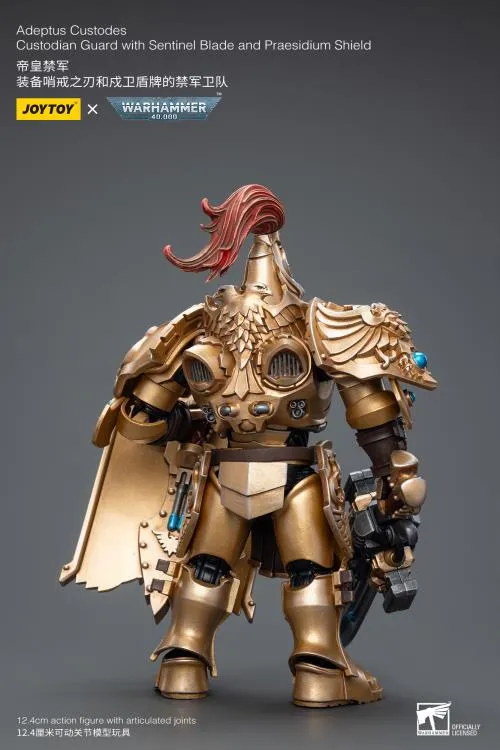 Adeptus Custodes Custodian Guard with Sentinel Blade and Praesidium Shield 1/18 Scale | Warhammer 40K | Joy Toy 