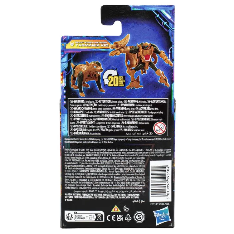 Beast Wars Universe II Tasmania Kid Legacy Core Class | Transformers Generations Legacy