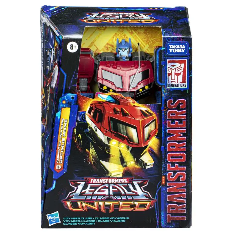 Animated Universe Optimus Prime Voyager Class | Transformers: Legacy United