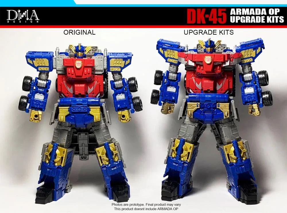 DK-45 Upgrade Kit for Transformers: Legacy Evolution Leader Commander Armada Universe Optimus Prime | Dna Design | Upgrade Kit