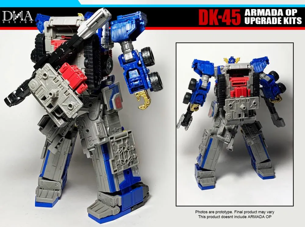 DK-45 Upgrade Kit for Transformers: Legacy Evolution Leader Commander Armada Universe Optimus Prime | Dna Design | Upgrade Kit