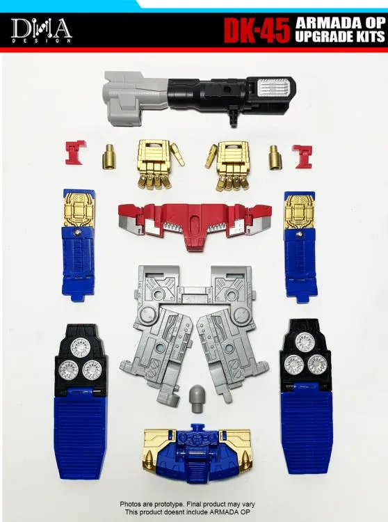 DK-45 Upgrade Kit for Transformers: Legacy Evolution Leader Commander Armada Universe Optimus Prime | Dna Design | Upgrade Kit