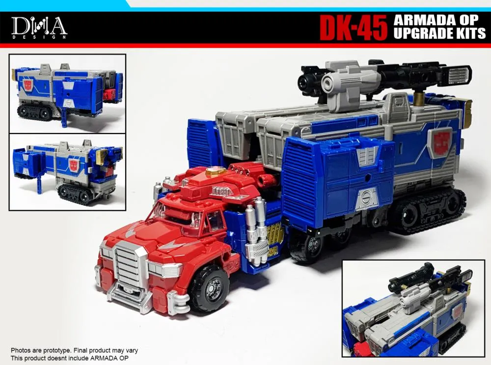 DK-45 Upgrade Kit for Transformers: Legacy Evolution Leader Commander Armada Universe Optimus Prime | Dna Design | Upgrade Kit