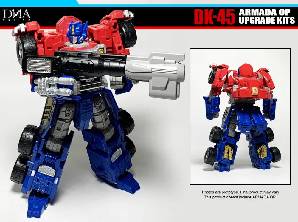 DK-45 Upgrade Kit for Transformers: Legacy Evolution Leader Commander Armada Universe Optimus Prime | Dna Design | Upgrade Kit
