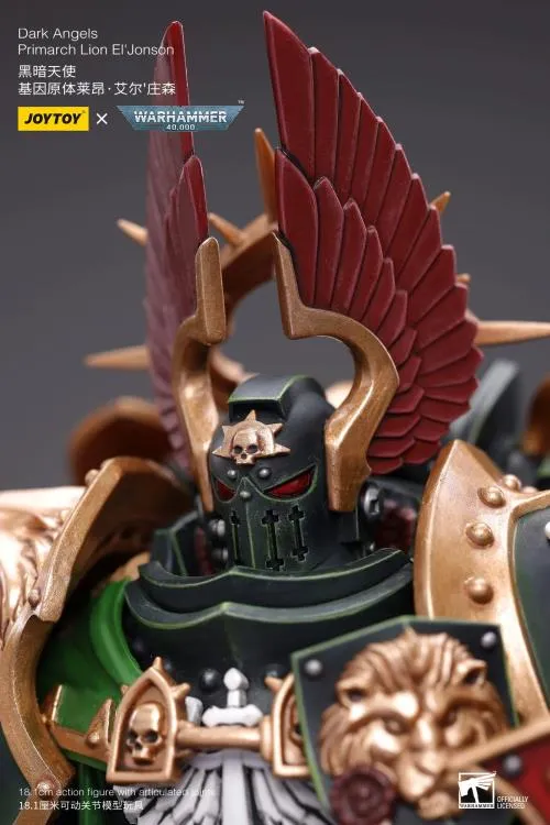 Dark Angels Primarch Lion El'Jonson  1/18 Scale | Warhammer 40K | Joy Toy