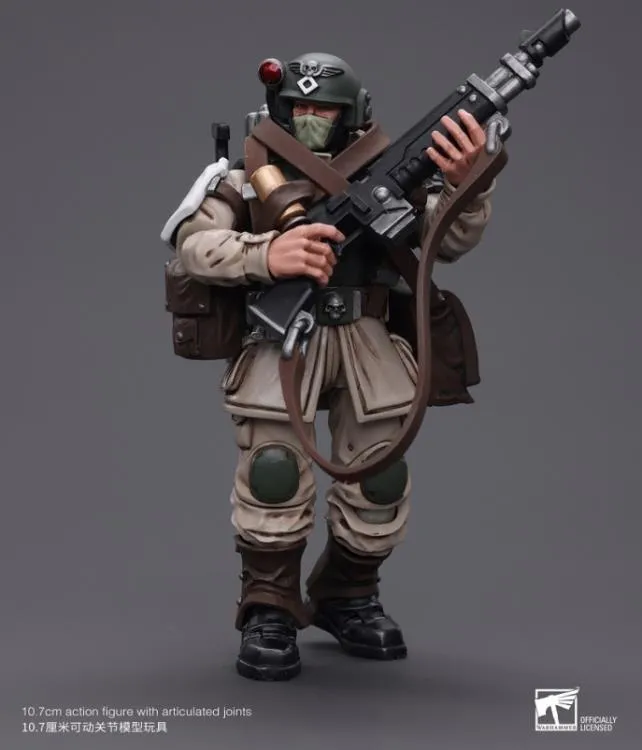 Astra Militarum Cadian Command Squad Veteran with Medi-Pack 1/18 Scale | Warhammer 40K | Joy Toy