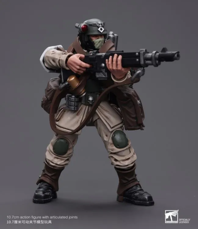 Astra Militarum Cadian Command Squad Veteran with Medi-Pack 1/18 Scale | Warhammer 40K | Joy Toy