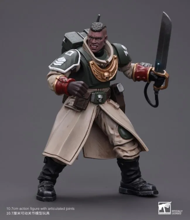Astra Militarum Cadian Command Squad Commander with Power Sword 1/18 Scale | Warhammer 40K | Joy Toy
