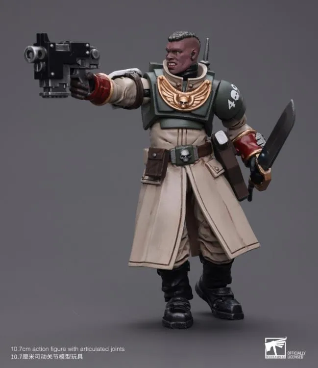 Astra Militarum Cadian Command Squad Commander with Power Sword 1/18 Scale | Warhammer 40K | Joy Toy