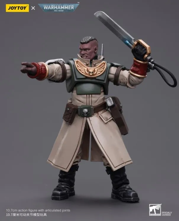 Astra Militarum Cadian Command Squad Commander with Power Sword 1/18 Scale | Warhammer 40K | Joy Toy