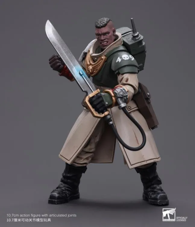 Astra Militarum Cadian Command Squad Commander with Power Sword 1/18 Scale | Warhammer 40K | Joy Toy