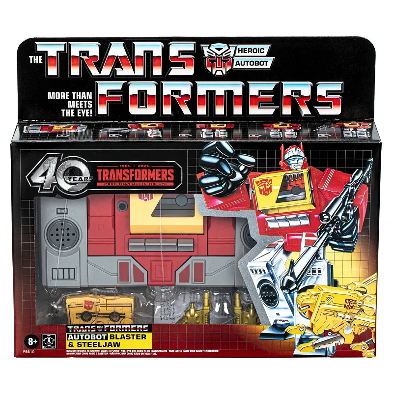 Transformers G1 Autobot Blaster and Steeljaw | Transformers Vintage G1 Reissues 40th Anniversary