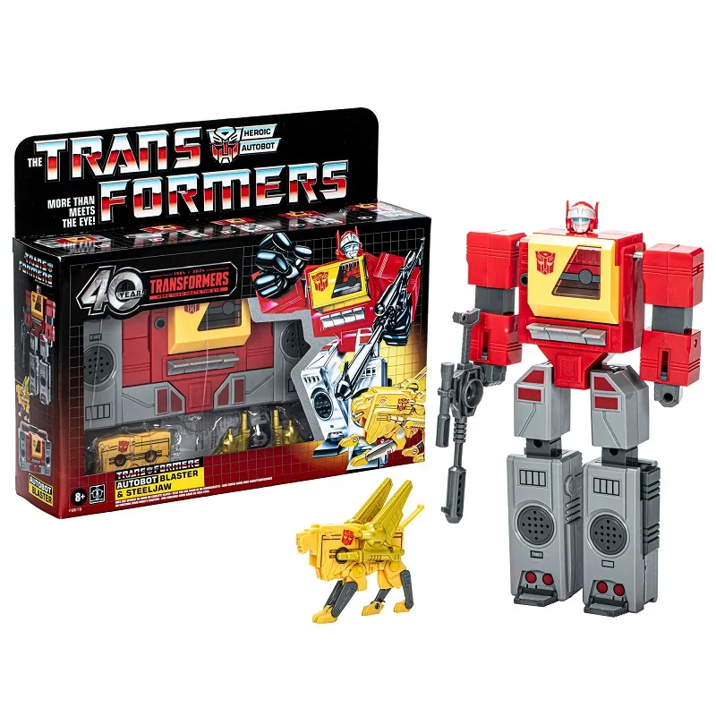 Transformers G1 Autobot Blaster and Steeljaw | Transformers Vintage G1 Reissues 40th Anniversary