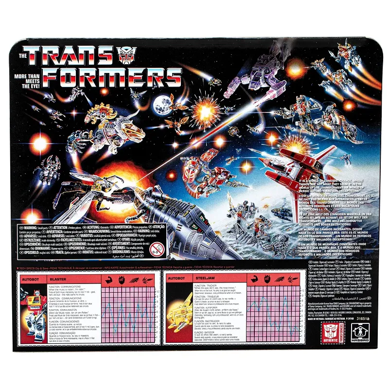 Transformers G1 Autobot Blaster and Steeljaw | Transformers Vintage G1 Reissues 40th Anniversary