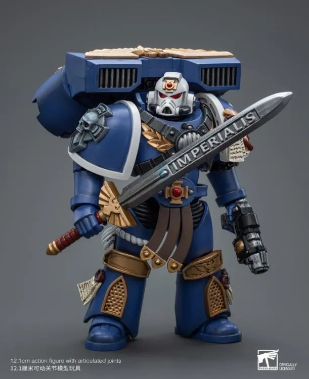 Ultramarines Vanguard Veteran Sergeant 1/18 Scale | Warhammer 40K | Joy Toy