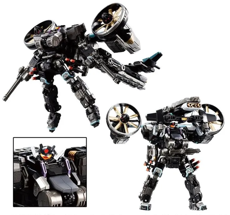 TM-22 Tactical Mover Garuda Versaulter Gyro Lifter Unit Raven | Diaclone Reboot