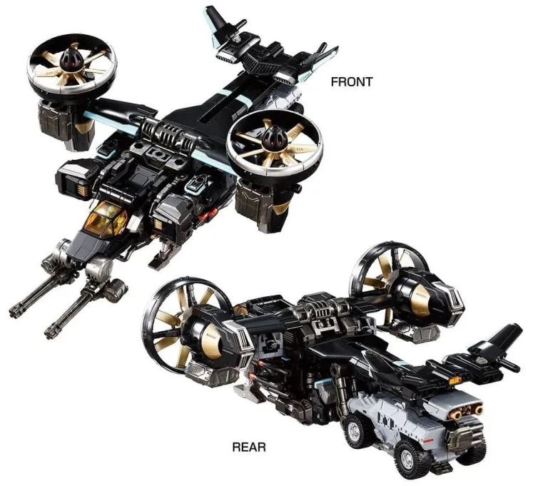 TM-22 Tactical Mover Garuda Versaulter Gyro Lifter Unit Raven | Diaclone Reboot
