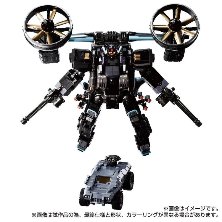 TM-22 Tactical Mover Garuda Versaulter Gyro Lifter Unit Raven | Diaclone Reboot