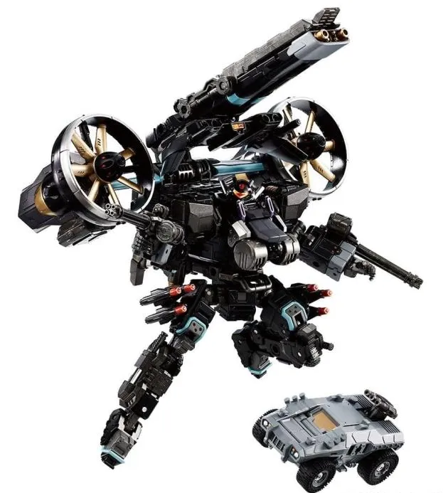 TM-22 Tactical Mover Garuda Versaulter Gyro Lifter Unit Raven | Diaclone Reboot